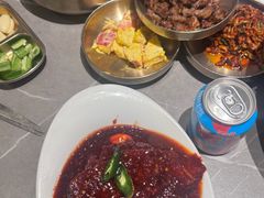 -草家酱蟹炭火烤肉店(珲春南路一店)