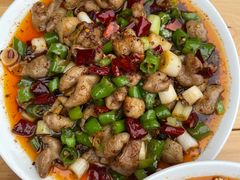 干煸肥肠-豆腐脑花