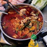 朋友带我来试试这家罗歪歪酸笋牛蛙 味道真的不要太惊艳！