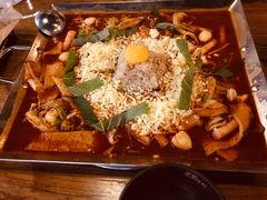 芝士年糕火锅-包装马车·韩国料理·포장마차