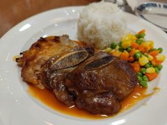 蜜汁牛肋骨配鸡扒-玫瑰园西餐厅(新华大厦店)