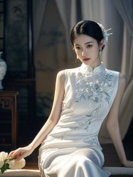 -禾米旗袍妈妈装礼服定制(嘉业国贸店)