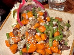 火龙果百合炒牛柳-上楼私房菜(院士路店)