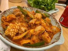 泡菜炒鱿鱼-쌍화점 霜花店·朝鲜族料理(徐家汇店)