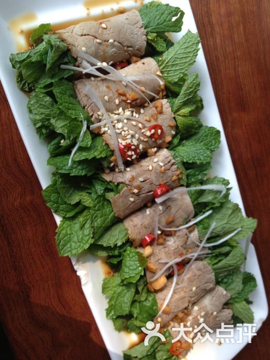 云海肴云南菜(后海店)薄荷牛肉卷图片 - 第3张