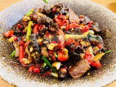 爆炒猪肝-老游独一佳湘菜馆(高新四路店)