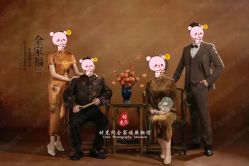 -时光纪亲子全家福照相馆(静安店母女写真父母纪念照)