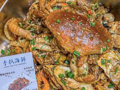 -东来菜馆•手抓海鲜家常菜•海鲜锅贴(鸽子窝店)