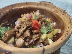 九层塔生啫牛肉-天宝食坊·啫啫煲大排档(西华路店)