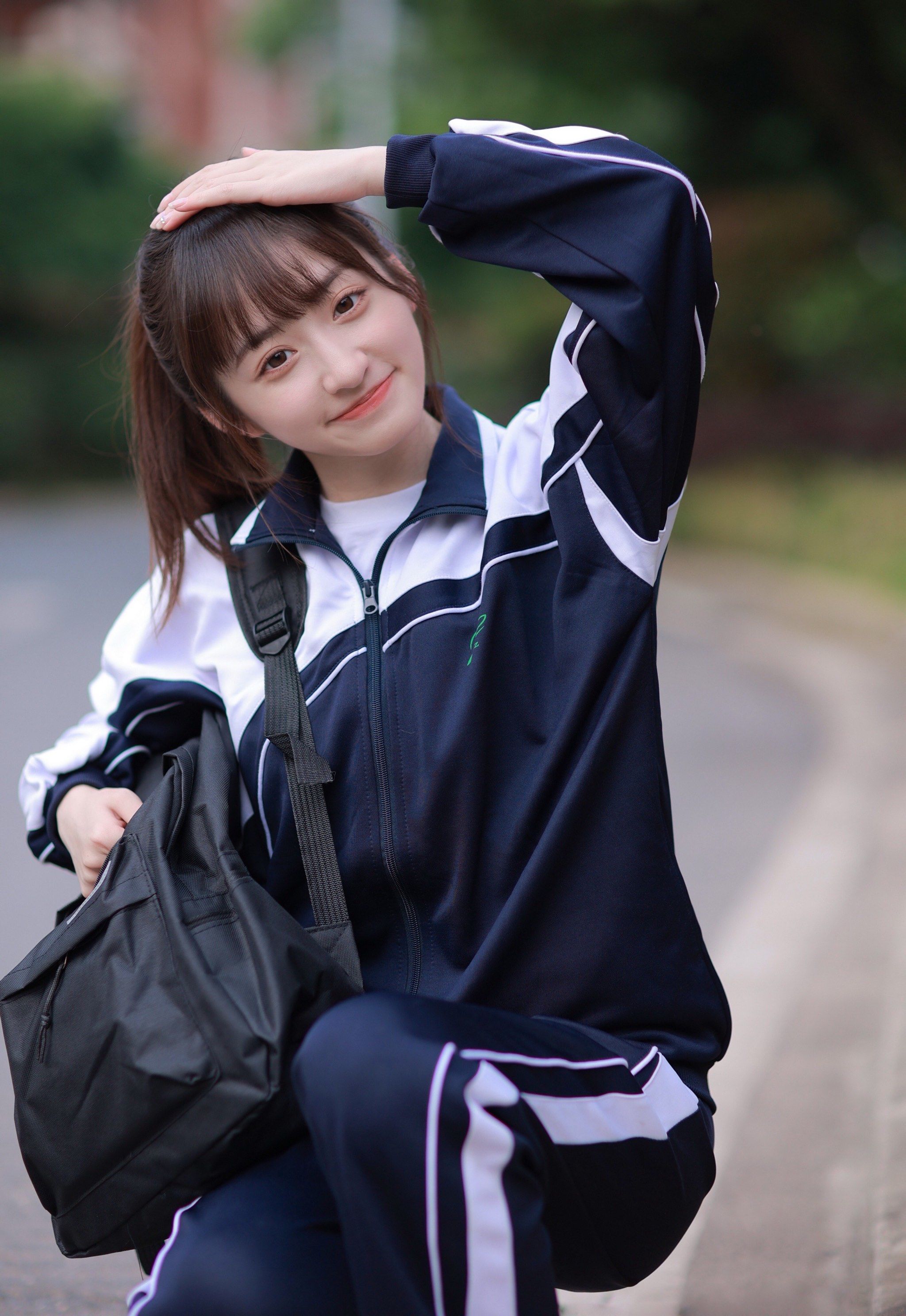 校园风格少女