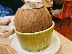 椰子炖竹丝鸡汤-点都德(聚福楼店)