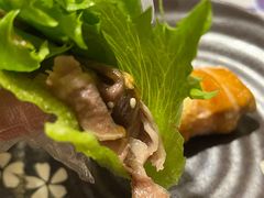 温泉蛋泡石烤牛肉-天狗山料理(省体店)