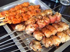 五花肉金针蘑-瑞杰烧烤店·24小时营业(山东路店)