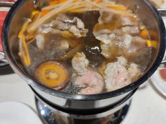 野山菌老鸡汤锅底-爆棚肥牛火锅(原福成肥牛城味之缘三里河店)