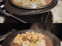 蒜蓉粉丝蒸开边虾-绿茶餐厅(乐峰广场店)