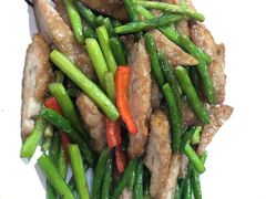蒜苗炒藕夹-富临轩私房菜(集庆门大街店)