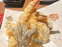 京葱丝炸虾天妇罗-水之惠鲜鱼料理(王府大街店)
