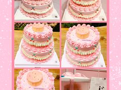 简笔画头像手绘蛋糕-艾加柒克蛋糕茶歇甜品台(春熙路店)