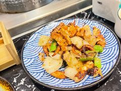 香辣铁板鱿鱼-大成铁板烧•板前(复古餐厅石老人店)