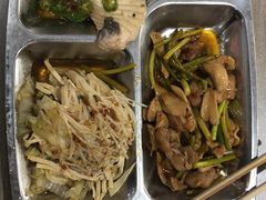 蒜苗炒肉-上海大学-第1食堂