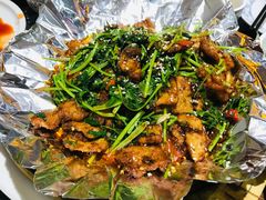 铁板孜然牛肉-关中品道