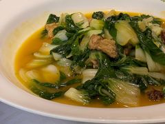 油渣青菜-湖庭壹品鸭王·传统北京烤鸭·别墅私房菜·庭院宵夜(江宁店)