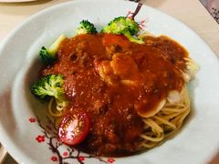 茄汁培根意面-蘑菇餐厅(小火瓦巷店)