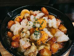 虾仁焗橄榄油-BomBa意大利餐厅