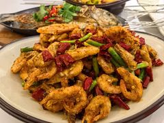 干煸河虾-老杨太太烧烤(文化广场店)