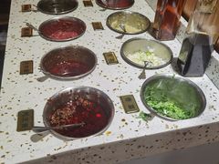 自助调料区-苏完瓜尔佳氏·满洲涮肉(古方路店)