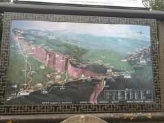 景区平面路线图-剑门关风景区