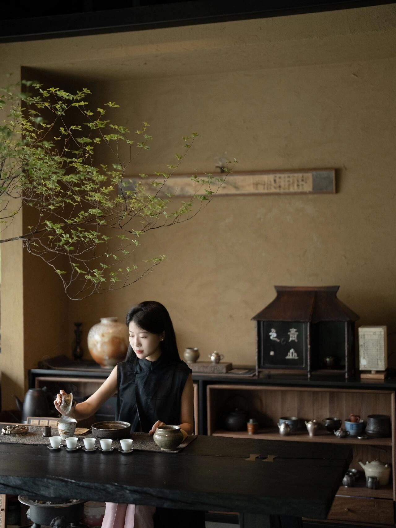 茶艺成都品茶海选工作室一盏时光里的静谧