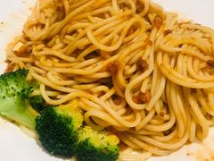 肉酱猪扒意粉-香港新曜记茶餐厅(万泰城店)