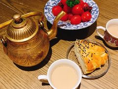 新鲜现煮新疆奶茶-那时新疆·若羌(经纬汇店)