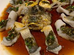 雪菜蒸黄花鱼-甄御•海鲜新青岛菜(麦岛店)