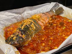 蒜香纸包江团烤鱼-红辣椒·川菜·火锅(张杨路店)