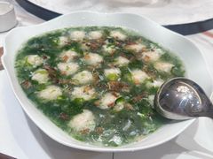 下锅烂仙贝蟹粉丸子汤-南山酒肆(南山董事绘店)