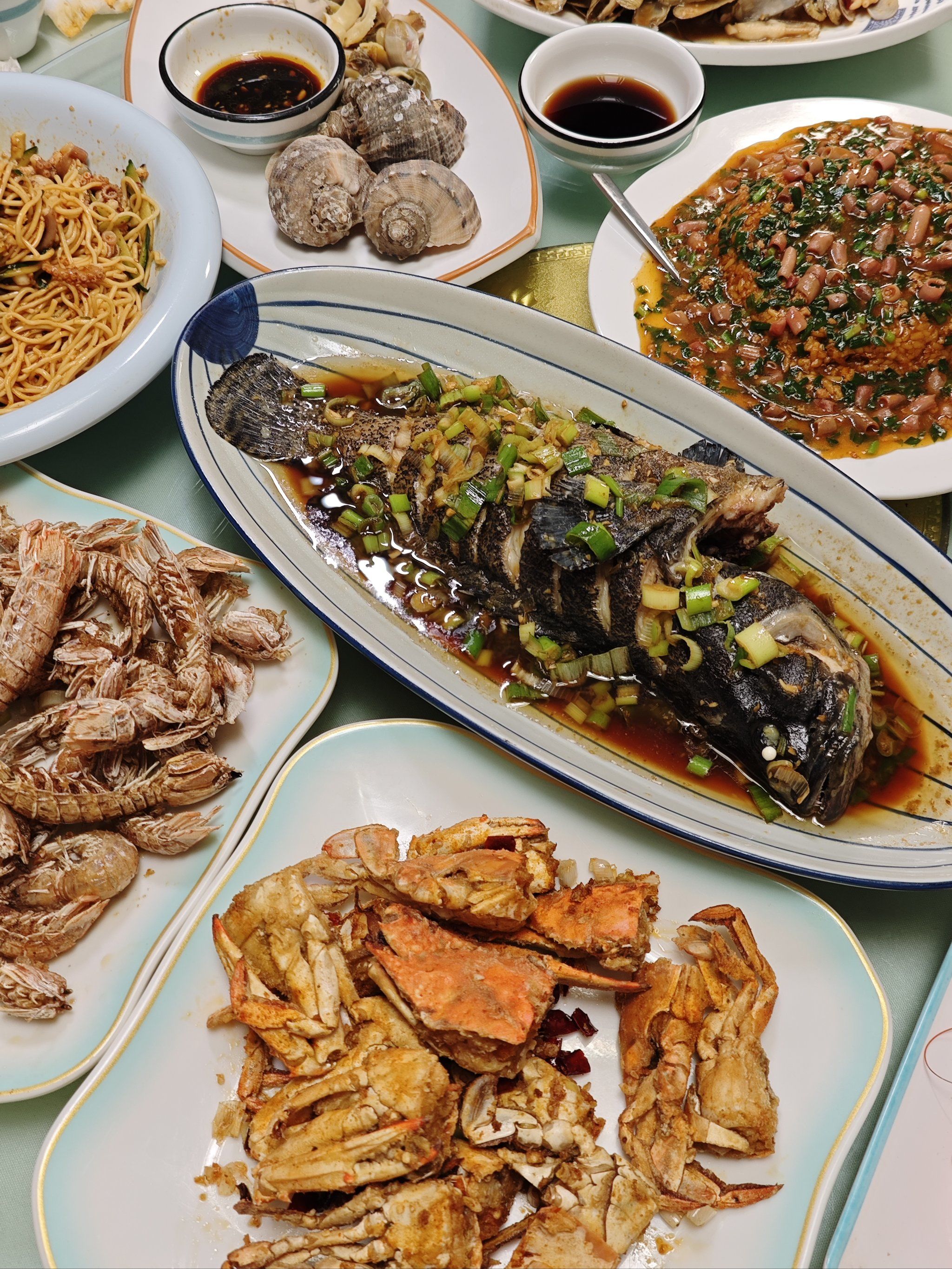 来连云港第一顿海鲜大餐,果然很好吃