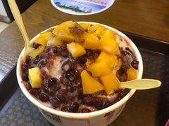 鲜芒果红豆炼乳刨冰-梁子刨冰王(鞍山西道店)