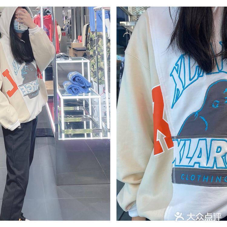 款式是限定的 真是想撞衫都难 这次是经典的奶白色