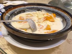 椰汁鲜百合南瓜煲-广东胜利宾馆西关粤中餐厅