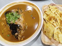 鱼头泡饼-听涛雅苑百味饺子老家菜馆