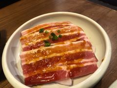 调味猪五花-九田家黑牛烤肉料理(三墩店)