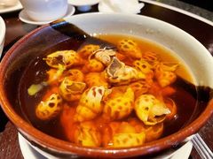 古越陈酿煮花螺-杭州西子湖四季酒店·金沙厅