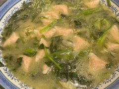 菠菜粉条炖燕饺-乔家满族八大碗(流水沟店)