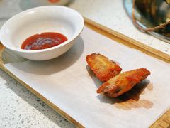 香草烤鸡翅-老佛爷铜炉蛙锅(海岸城店)