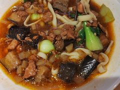 肉丁茄子刀削面-园区食堂