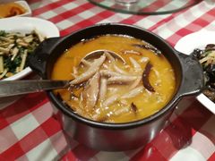 莜面鱼鱼蘑菇汤-西贝莜面村(上海百联西郊店)