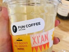 橙香荔枝玫瑰气泡-FUN COFFEE