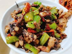 干煸鱿鱼-满口香饭店